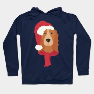 English Cocker Spaniel Christmas Dog Hoodie